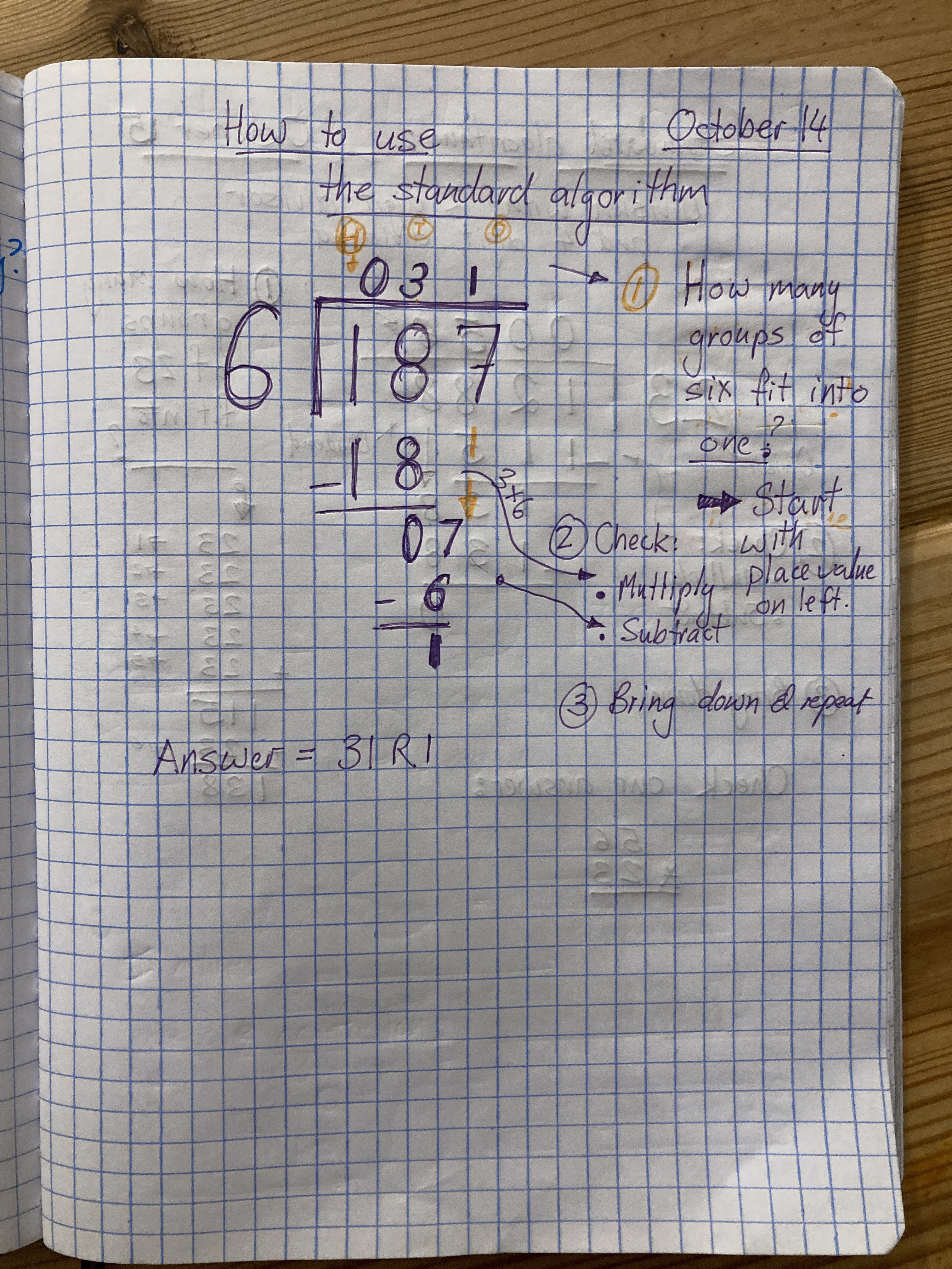 How to use the standard algorithm for division – Mr. J’s Math Class